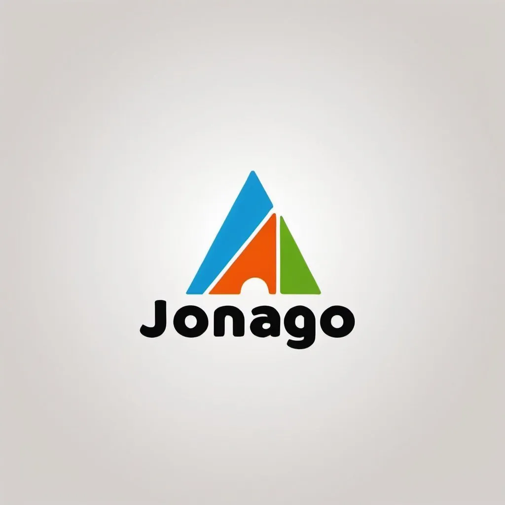 Prompt: Make a logo for a e-commerce site where the text is: "JonaGo". i want it simple like the trivago one just styled text