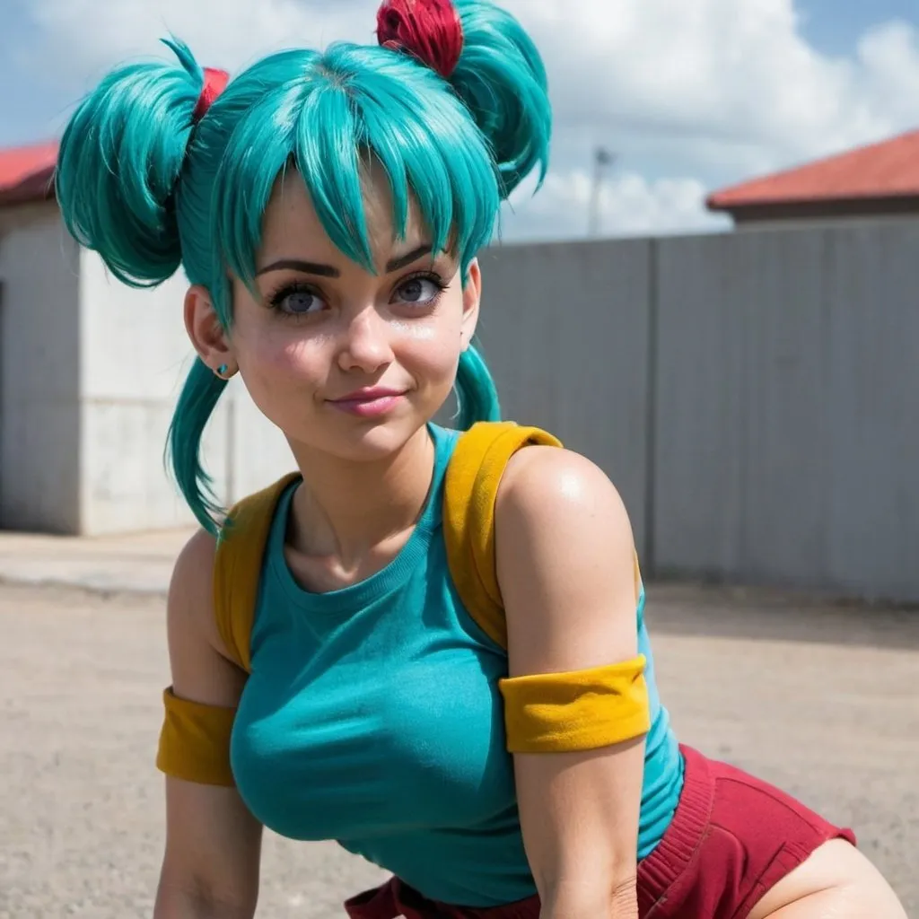 Prompt: bulma posando
