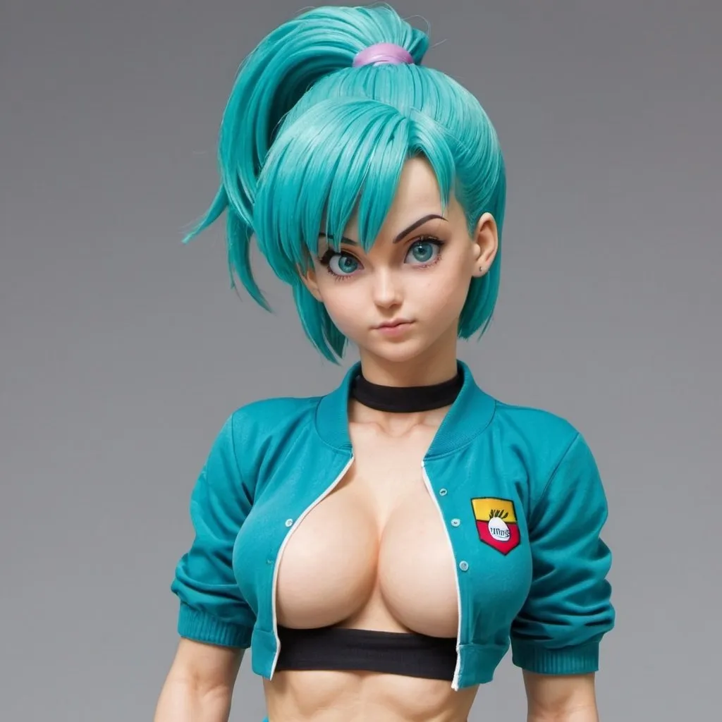 Prompt: bulma ropa interior posando
