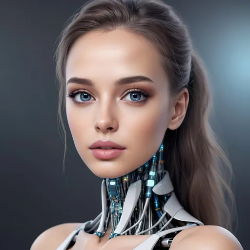 Prompt: if AI was a beautiful woman