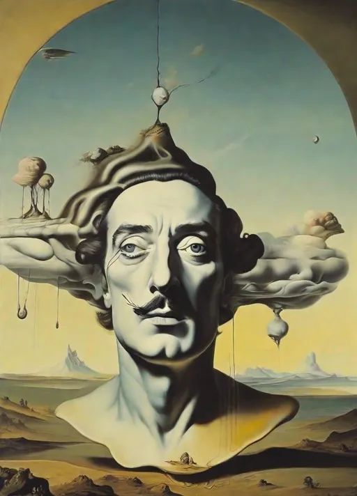 Prompt: Salvador Dalí style vision, surrealist, dreamlike, precise, melting