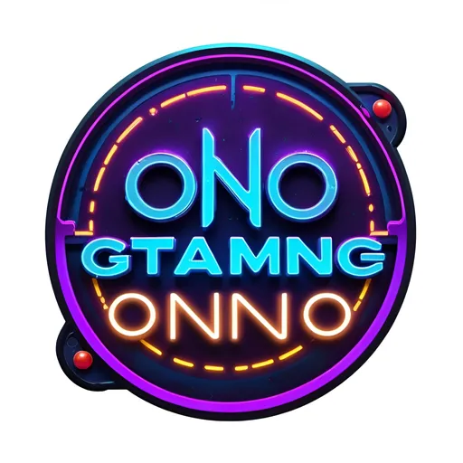 Prompt: (card game logo) in a (neon retro arcade style), text: "ONO", (game-cyberpunk theme), vibrant color scheme, glowing neon lights, futuristic city elements, holographic effects, dynamic composition, dark background with neon highlights, ultra-detailed, 4K, trending on artstation, unreal engine, high-tech visual elements, sleek metallic textures, dramatic and immersive atmosphere, high quality rendering, digital artistry, visually striking contrast.