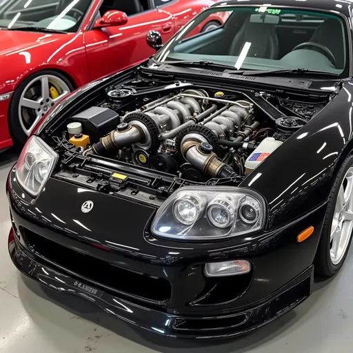 Prompt: Supra Mk 4 twin turbo 