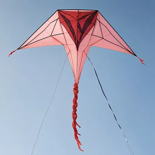 Prompt: A kite with a string that look like guts