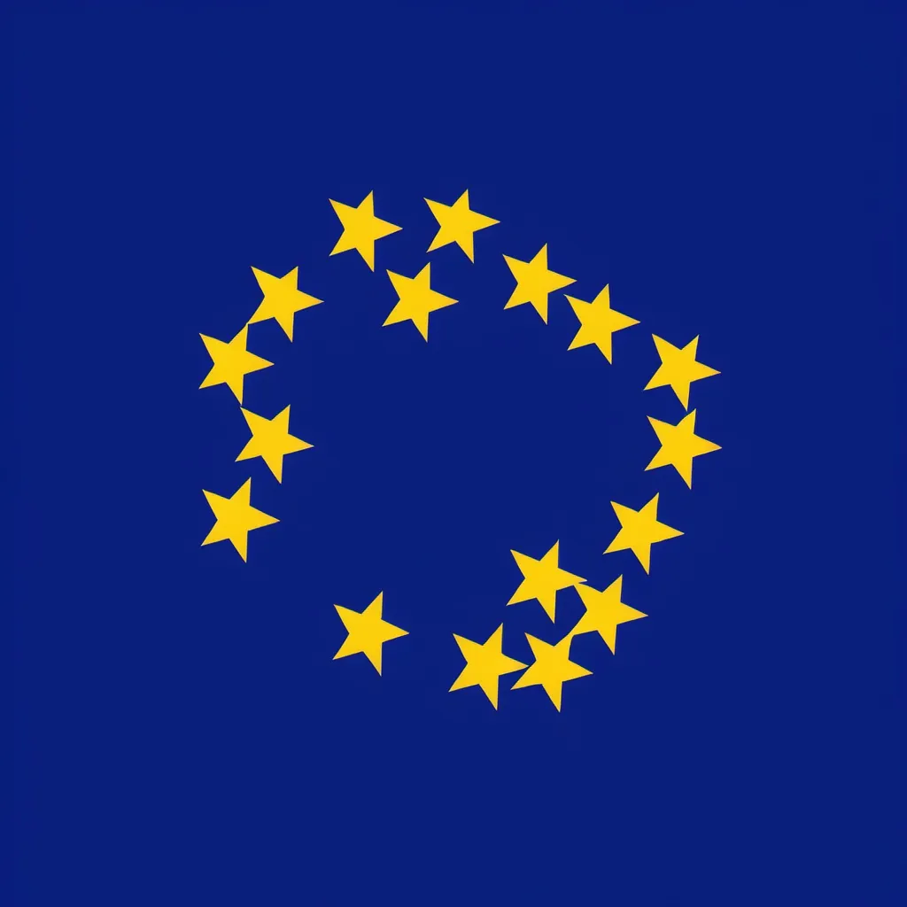 Prompt: come up with new flag of a country, which is situated in Europe. DO NOT use EU flag of parts of it