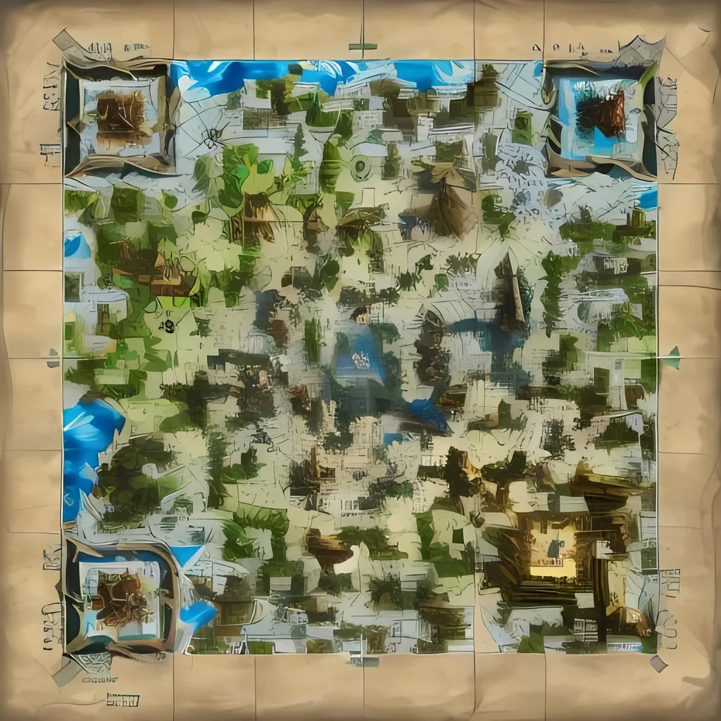 Prompt: highly detailed dnd world map, 16k, hyperdetailed, medieval, map old parchment paper, game asset