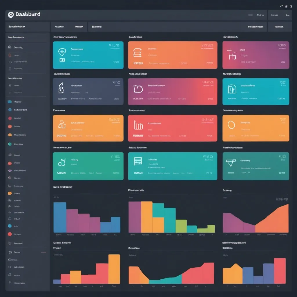 Prompt: an internal dashboard that allows key stakeholders to answer questions around supply, demand, and commercial reporting easily & quickly, requiring as linear a process for inputting as possible. Fun loud colours and fancy integrations. 