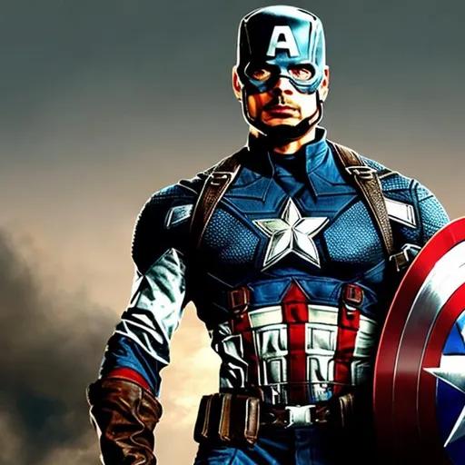 Prompt: Frank Grillo as captain america