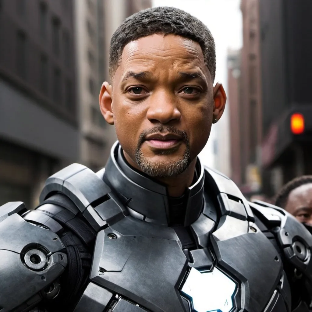 Prompt: Will Smith As War Machine (Marvel))))))))