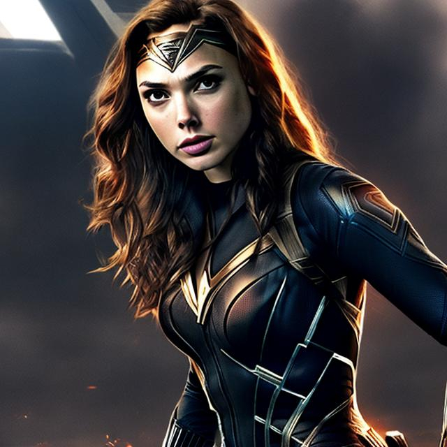 Prompt: gal gadot as black widow