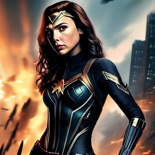 Prompt: gal gadot as black widow