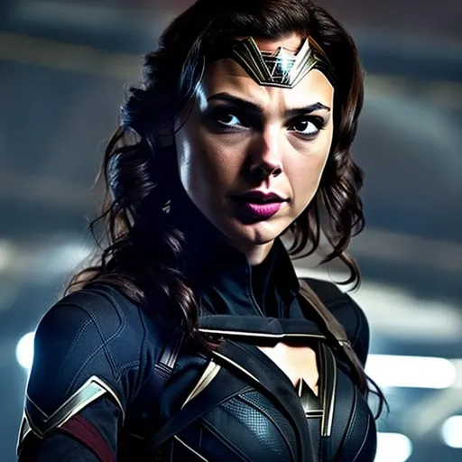 Prompt: gal gadot as black widow