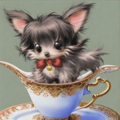 Prompt: teacup morkie