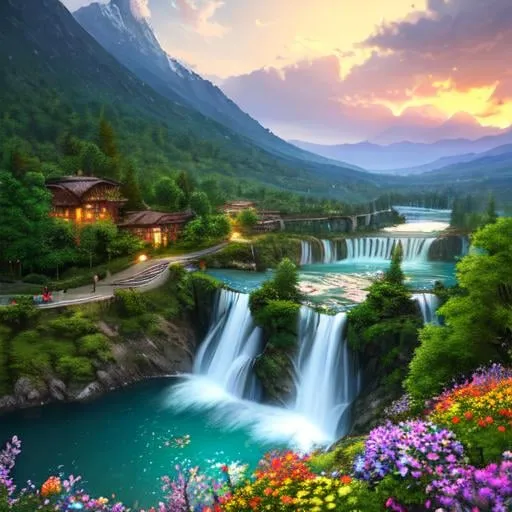 Prompt: Masterpiece, incredible details, epic realistic, ultra clarity , (intricate details:1.12), (HDR:1.4), octane render, 3d render, cgi,dramatic, bokeh, (dark shot:1.22), soft cinematic light, Fast-flowing waterfalls, mountains, rivers, fireflies, flowers, glowing butterflies, crystals, 1girl, long hair, floating hair, belt, glove, hand guard, wizard hat, intricate wizard robe,(natural skin texture, hyperrealism, soft light, sharp:1.2) <lora:epiNoiseoffset_v2:0.3> ,
