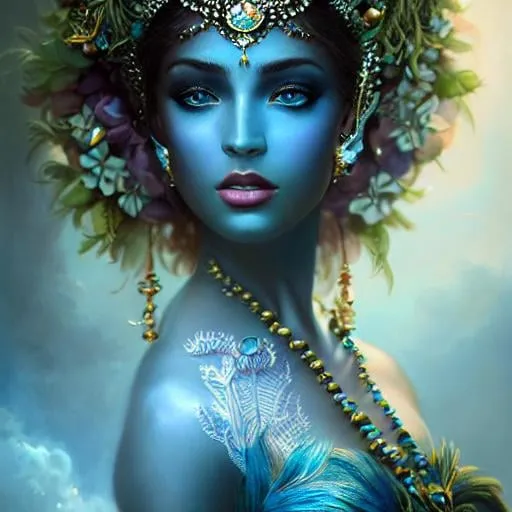 Prompt: A tanned summer tropical goddess with confident expression gorgeous, head and shoulders portrait, concept art portrait by Tom bagshaw, Peter Mohrbacher, WLOP, Anna Dittmann. dynamic lighting, hyperdetailed, intricately detailed art, Artstation, Unreal Engine 5, volumetric lighting, shining big flawless almond eyes, eyes reflecting eyes, hibiscus flowers

Artgerm, WLOP, Eve Ventrue; Beautifully, Intricately Designed fresh face, Intricately Designed crimson and metallic white caftan, Photograph Taken on Nikon D750, Intricate, sinister, Elegant, Digital Illustration, Scenic, Hyper-Realistic, Hyper-Detailed, 8k, light ambient, floral ambient