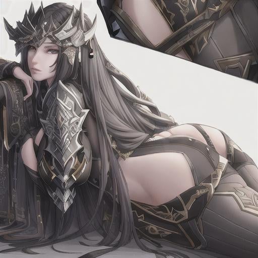 Prompt: highly detailed exquisite fanart, of a beautiful female warframe, but as an anthropomorphic robot dragon, matte black metal armor with white accents, close-up shot, a katana-like sword resting on her hip, epic cinematic shot, professional digital art, high end digital art, singular, realistic, captura, DeviantArt, artstation, Furaffinity, 8k HD render