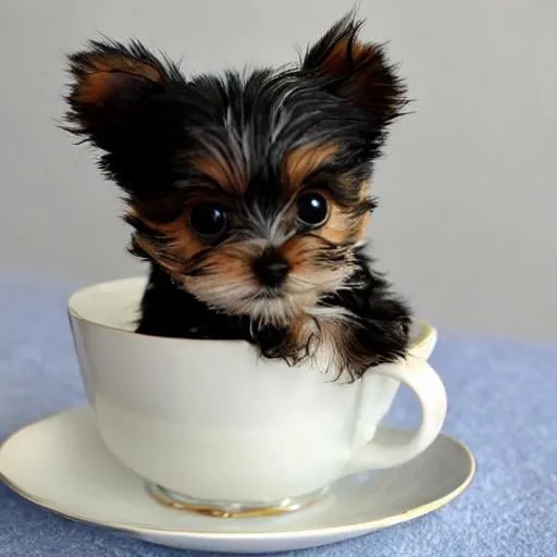 Prompt: teacup morkie