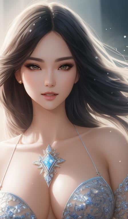 Prompt: splash art, by Greg rutkowski, hyper detailed perfect face,

beautiful kpop idol, full body, long legs, perfect body,

high-resolution cute face, perfect proportions,smiling, intricate hyperdetailed hair, light makeup, sparkling, highly detailed, intricate hyperdetailed shining eyes,  

Elegant, ethereal, graceful,

HDR, UHD, high res, 64k, cinematic lighting, special effects, hd octane render, professional photograph, studio lighting, trending on artstation