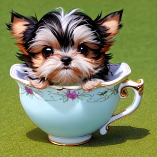 Prompt: teacup morkie