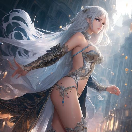 Prompt: splash art, by Greg rutkowski, hyper detailed perfect face,

beautiful kpop idol, full body, long legs, perfect body,

high-resolution cute face, perfect proportions,smiling, intricate hyperdetailed hair, light makeup, sparkling, highly detailed, intricate hyperdetailed shining eyes,  

Elegant, ethereal, graceful,

HDR, UHD, high res, 64k, cinematic lighting, special effects, hd octane render, professional photograph, studio lighting, trending on artstation