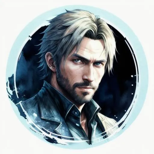 Prompt: sticker of ultra detailed portrait of Vincent, high quality cell shaded illustration in final fantasy style, full body, dynamic pose, perfect anatomy, centered, freedom, soul, approach to perfection, cell shading, 4k , cinematic dramatic atmosphere, watercolor painting, global illumination, detailed and intricate environment, artstation, concept art, fluid and sharp focus, volumetric lighting, cinematic lighting