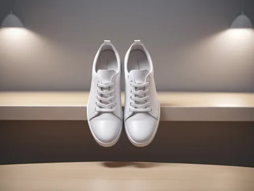 Prompt: White color shoes 