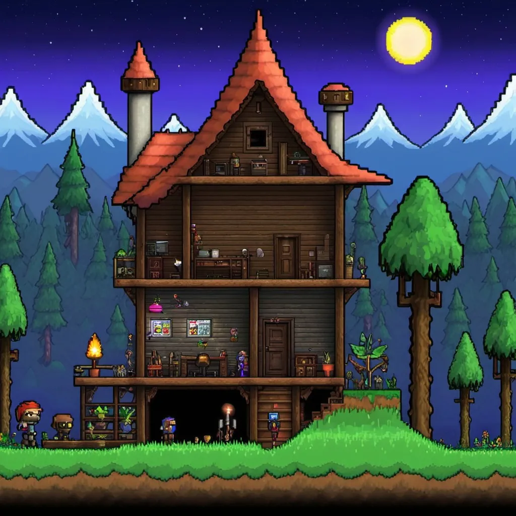 Prompt: terraria