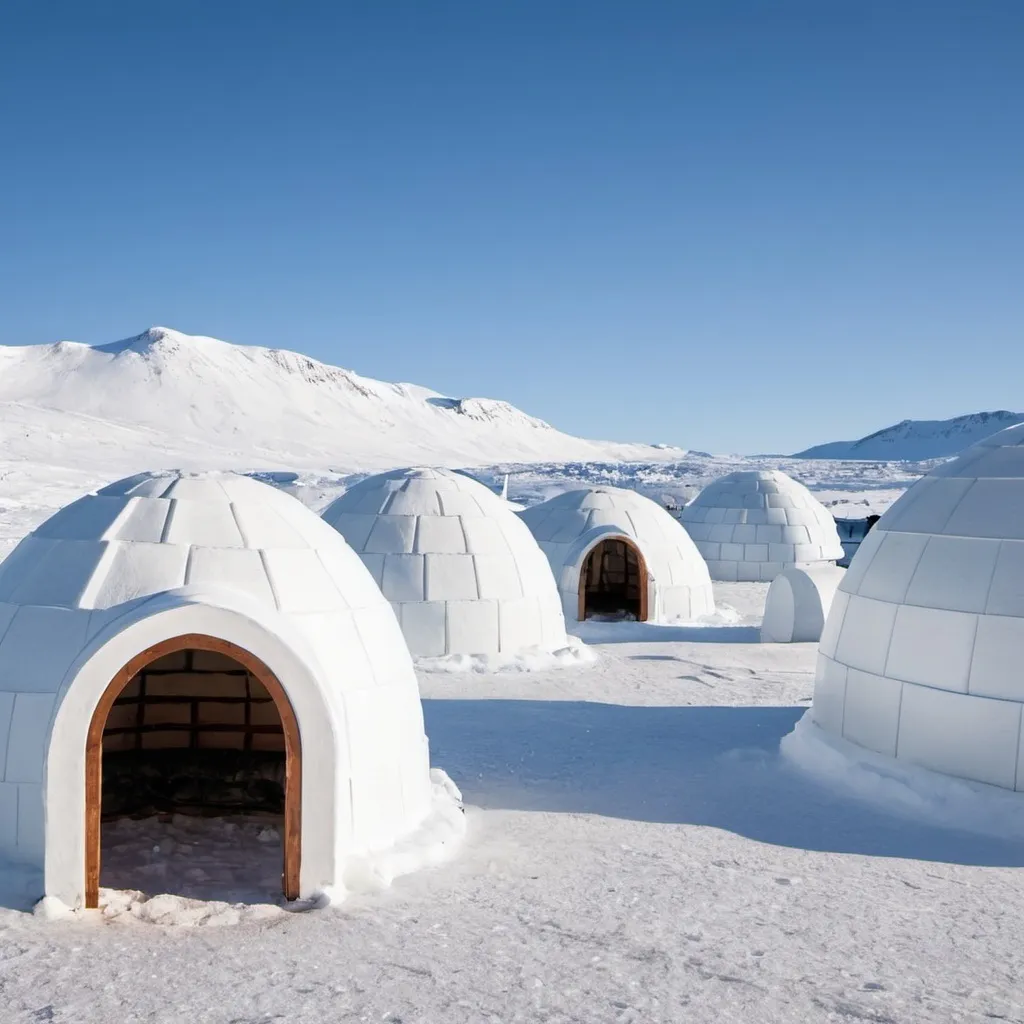 Prompt: Igloos