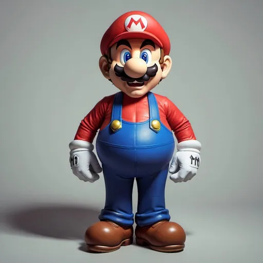 Prompt: Super Mario as a modern hipster