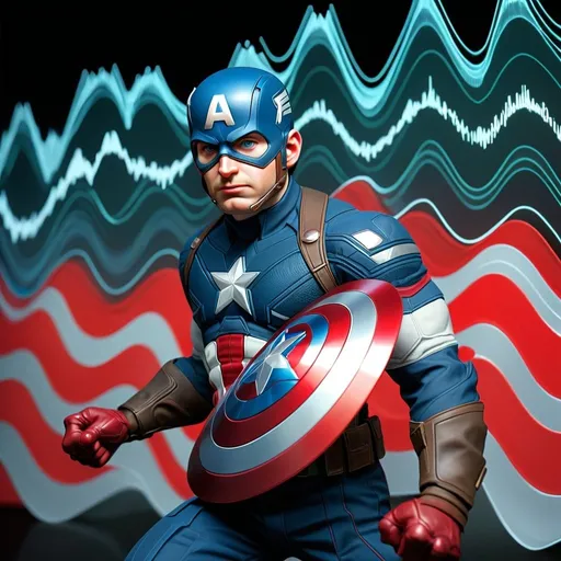 Prompt: Captain America Synthetic Waveforms