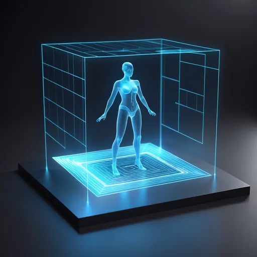 Prompt: Create an image of the hologram 