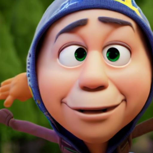 Prompt: eminem as a pixar disney character from up ( 2 0 0 9 ), unreal engine, octane render, 3 d render, photorealistic