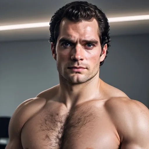 Prompt: Visualize um homem jovem, físico forte, pernas grossas, pelado. Henry Cavill com pele branca brilhosa texturizada, olhos castanhos, sobrancelha escura, bochechas rosada com sardas clarinhas, mandíbula quadrada marcada, lábios rosado, combover loiro ondulado, destaca-se seu físico atlético forte. Ele está deitado sobre a cama. O cenário consiste no quarto de uma mansão moderna. Photoshoot, global illumination, 4K image, ultra-datailed, super resolution, hyper maximalist, intricste details, super detailed, -q 2, insanely detailed and intricate, dynamic pose, high quality, perfect texturing, paint trail, ultra realistic graphics. 