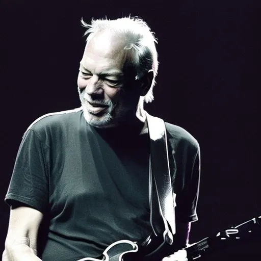 Prompt: david gilmour meets indian people