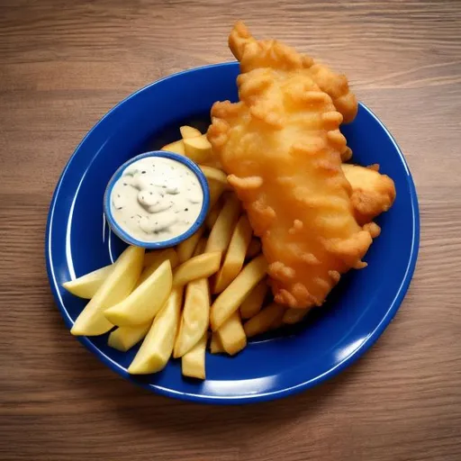 Prompt: Fish and chips 
