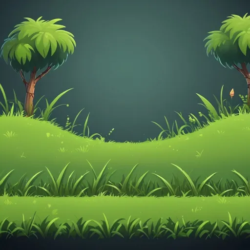 Prompt: Grass asset for 2d sidescroller,parallax