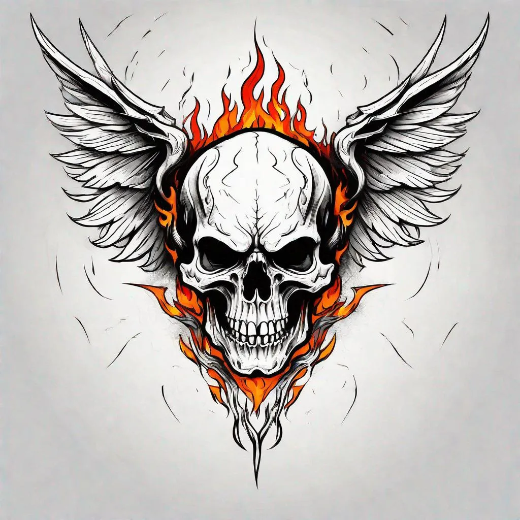 70+ Flaming Skull Tattoo Designs Clip Art Stock Illustrations, Royalty-Free  Vector Graphics & Clip Art - iStock