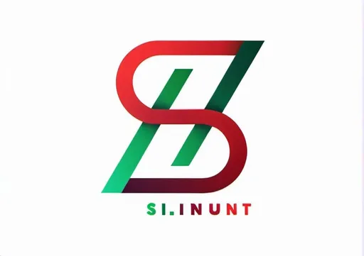 Prompt: Logo design with gradient of green and red, bold lettering of S I I, vibrant color scheme, modern and sleek, high quality, professional, gradient design, vibrant colors, bold lettering, modern style