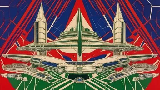 Prompt: <mymodel> Medieval 🏯🏰castle 🏰 🏯 starship🛸🌠👾🚀🛰️👽👾, wide shot, red, white , and blue Enterprise with forest green nacelles and intricate details connected by heavy metal gold webbing connecting the body and the 3 tiers of saucers, to each other and the nacelles. Insanely symmetrical. Alien Landscape Photography, warmly glowing Nacelles, cobalt wired industrial materials. Insanely detailed and symmetrical.