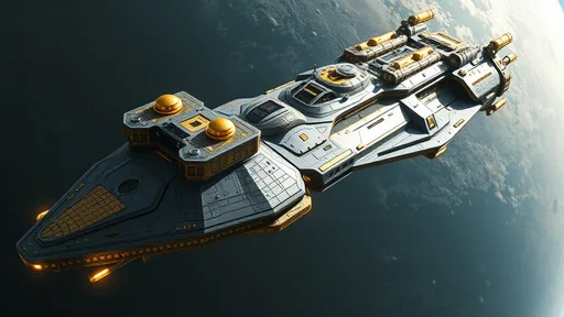 Prompt: <lora:Starships And More:1.0> <lora:Cool Space Fantasy:1.0> A stunning 750 UHD 4D render of a royalpunk starship, designed with gold intricate details, exterior weaponry, and other such things. (((There's a massive metallic silver 🏰🏯castle 🏰 🏯, with diamond stained windows, at the center of the ship.)))(((Two AAA Battery symmetrical shaped diamond nacelles are yellow. )))The starship is in orbit of a giant Titan-size-Earth-esque planet.Babylon 5 G'Quan Heavy Cruiser