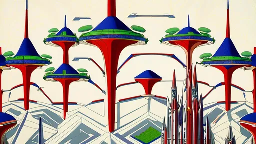 Prompt: <mymodel> Medieval 🏯🏰castle 🏰 🏯 starship🛸🌠👾🚀🛰️👽👾, wide shot, red, white , and blue Enterprise with forest green nacelles and intricate details connected by heavy metal gold webbing connecting the body and the 3 tiers of saucers, to each other and the nacelles. Insanely symmetrical. Alien Landscape Photography, warmly glowing Nacelles, cobalt wired industrial materials. Insanely detailed and symmetrical.