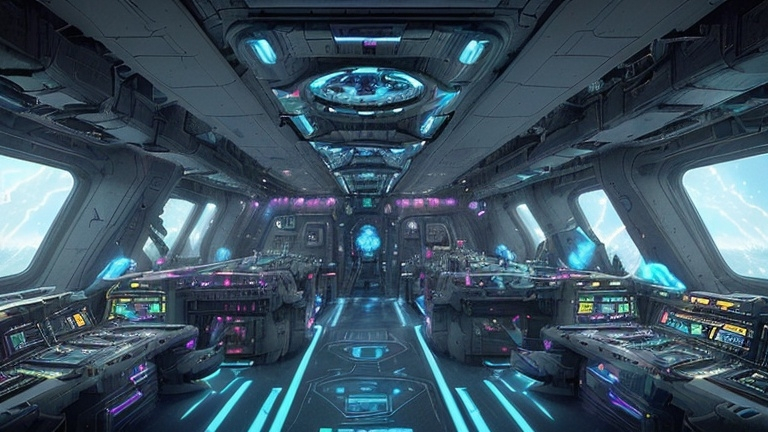 Prompt: A photo of a futuristic UPA Cosmicfleet ship's bridge bustling with activity. The diverse crew, including new crew and veteran officers from various species, are dressed in vibrant uniforms adorned with the UPA emblem and a 🐦‍🔥🐦‍🔥Phoenix🐦‍🔥🐦‍🔥 insignia. The crew teems with different alien species, displaying the vastness of the universe and the crew's commitment to exploring it. The background contains various futuristic furniture arranged around the bridge, at the crew members' work stations. The captain's command chair is in the center of the massive starship bridge. The lighting is bright and dynamic.🔩💻💿🔩🏭🐦‍🔥💿🔩💎💎💎💎🏭🏭🏭🏭💻💻🤖💎🏭🏭💻🐦‍🔥🏭💎🏭👩🏻‍🌾👾🛸👽👩🏻‍🚀🌠♾️🚀🛰️👾🔩💻💿🔩🏭🐦‍🔥💿🔩💎💎💎💎🏭🏭🏭🏭💻💻🤖💎🏭🏭💻🐦‍🔥🏭🔩💻💿🔩🏭🐦‍🔥💿🔩💎💎💎💎🏭🏭🏭🏭💻💻🤖💎🏭🏭💻🐦‍🔥🏭💎(((A cinematic shot of a cosmicpunk and futuristic starship bridge))). The ship's bridge has multiple levels, with a mix of metal and cobalt-brick elements. (((All of the red & yellow fiery colored walls have either 'Cosmicfleet', 'United Planetary Alliance', or a🐦‍🔥 Phoenix 🐦‍🔥 symbol. There are various machines and controls throughout the ship. In the background, there are large windows with a view of space. The lighting is bright, with starlight streaming in through the windows. The overall image has a dramatic and cinematic feel, with a perfect composition. There is a very diverse crew of aliens, & humans from different ethnicities, on the bridge.🏭👩🏻‍🌾👾🛸👽👩🏻‍🚀🌠♾️🚀🛰️👾💎💿🛸🐦‍🔥👾🐦‍🔥🛸💎🧲🐦‍🔥💎💎💎🛸🔩🤖💻🐦‍🔥💻🤖🔩🔩💻💿🔩🏭🐦‍🔥💿🔩💎💎💎💎🏭🏭🏭🏭💻💻🤖💎🏭🏭💻🐦‍🔥🏭💎🏭👩🏻‍🌾👾🛸👽👩🏻‍🚀🌠♾️🚀🛰️👾💎💿🛸🐦‍🔥👾🐦‍🔥🛸💎🧲🐦‍🔥💎💎💎🛸🔩🤖💻🐦‍🔥💻🤖🔩💎🏭👩🏻‍🌾👾🛸👽👩🏻‍🚀🌠♾️🚀🛰️👾💎💿🛸🐦‍🔥👾🐦‍🔥🛸💎🧲🐦‍🔥💎💎💎🛸🔩🤖💻🐦‍🔥💻🤖🔩💎💿🛸🐦‍🔥👾🐦‍🔥🛸💎🧲🐦‍🔥💎💎💎🛸🔩🤖💻🐦‍🔥💻🤖🔩.