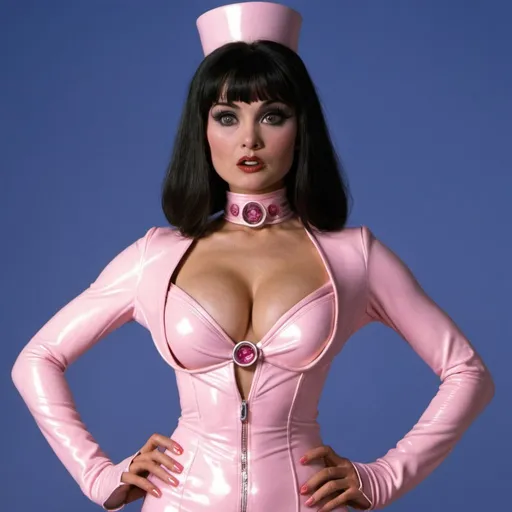 Prompt: Fembot from Austin Powers 