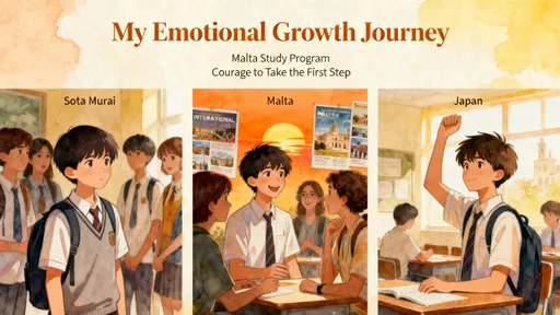 Prompt: Hello everyone, this is Sota Murai. Today, I’d like to talk about my emotional growth in high school.

For me, emotional growth means becoming someone who can try new things without fear. When I first entered high school, I often hesitated to challenge myself because I was afraid of making mistakes or failing.

However, my mindset started to change after I joined a study program in Malta. It was my first time going abroad, and at first, I was nervous and worried about speaking English. But as days passed, I began to push myself little by little — talking with people from different countries, joining activities, and expressing my ideas in English. Through these experiences, I realized that trying new things is not something to be afraid of. It’s actually something that helps me grow.

After returning to Japan, I found myself wanting to take on more challenges. Even when I feel unsure, I remind myself that every experience teaches me something valuable.

To me, emotional growth is about having the courage to take the first step. I’m proud that I’ve become someone who enjoys challenging myself and discovering new things.

Thank you for listening.