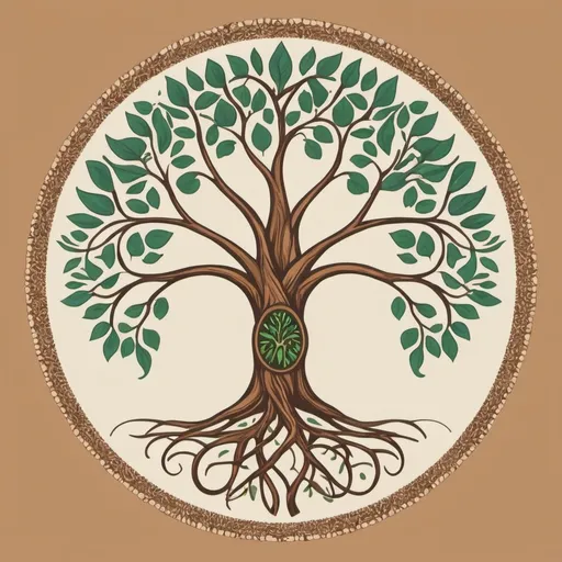 Prompt: The logo for "Tulsa Tree of Life" should visually reflect your mission and values. Here are a few ideas:

Concepts:

Tree Symbolism: A stylized tree with deep roots and flourishing branches, symbolizing growth, strength, and connection.
Hands & Leaves: Hands reaching up, merging into leaves or branches, representing community support and growth.
Circle or Mandala: Incorporating a circular design to symbolize wholeness, unity, and inclusivity.
Nature Elements: Incorporate elements like roots, leaves, and water to emphasize the natural, grounded aspect of your mission.
Color Palette:

Green: Represents growth, health, and nature.
Earth Tones: Browns, tans, and deep greens to convey a connection to the earth.
Blue: A calming color that can represent serenity and wellness.
Accent Colors: Warm tones like orange or gold to add vibrancy and energy.