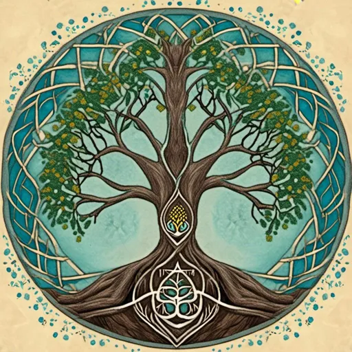 Prompt: <mymodel> The logo for "Tulsa Tree of Life" should visually reflect your mission and values. Here are a few ideas:

Concepts:

Tree Symbolism: A stylized tree with deep roots and flourishing branches, symbolizing growth, strength, and connection.
Hands & Leaves: Hands reaching up, merging into leaves or branches, representing community support and growth.
Circle or Mandala: Incorporating a circular design to symbolize wholeness, unity, and inclusivity.
Nature Elements: Incorporate elements like roots, leaves, and water to emphasize the natural, grounded aspect of your mission.
Color Palette:

Green: Represents growth, health, and nature.
Earth Tones: Browns, tans, and deep greens to convey a connection to the earth.
Blue: A calming color that can represent serenity and wellness.
Accent Colors: Warm tones like orange or gold to add vibrancy and energy.
