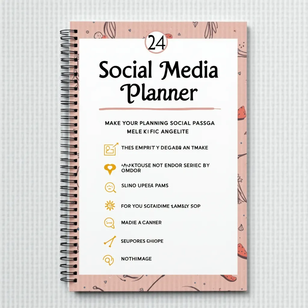 Prompt: make a social media planner