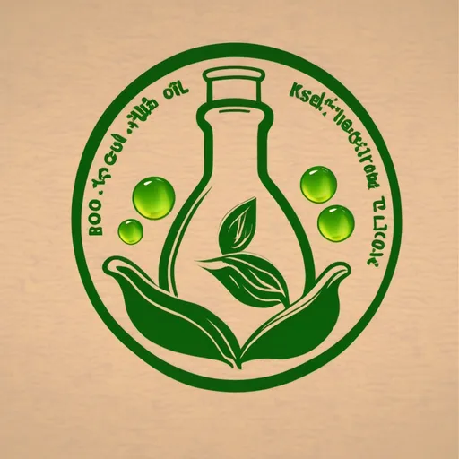 Prompt: simple logo, used cooking oil , with recycle theme, with donation purpose