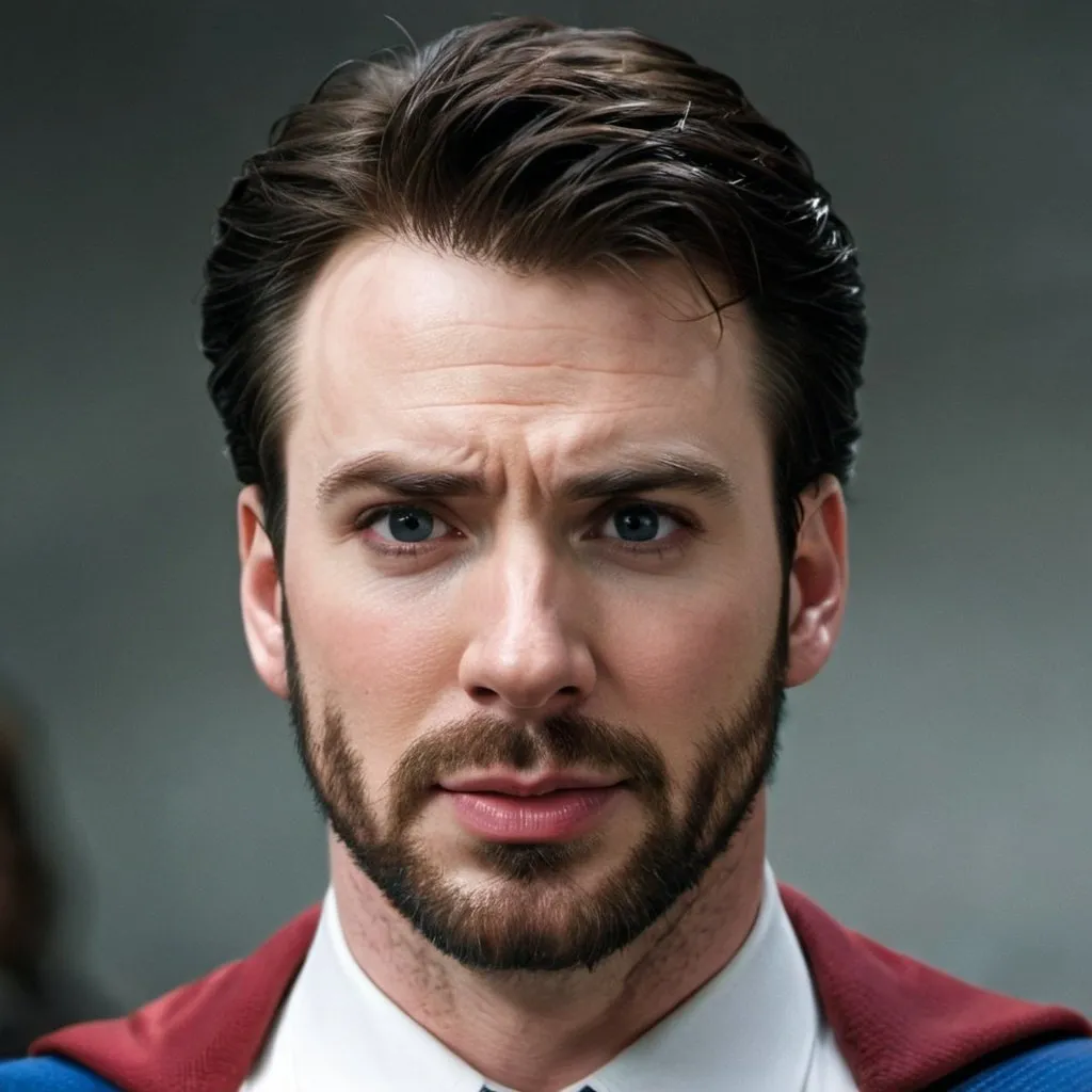 Prompt: Chris Evans Superman full quality


