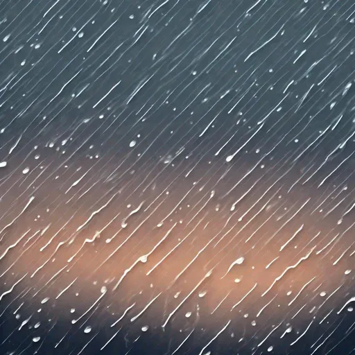 Prompt: rain and thunder background